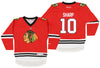 Reebok NHL Hockey Boys Kids Chicago Blackhawks Patrick Sharp #10 Replica Jersey, Red