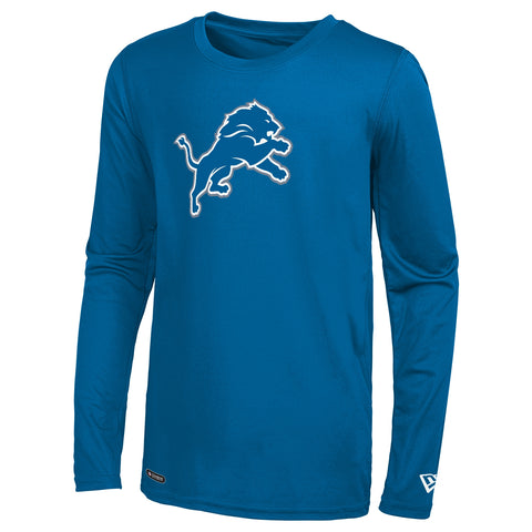 New Era NFL Men's Detroit Lions Stadium Logo Long Sleeve Performance Shirt