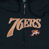 Adidas NBA Women's Philadelphia 76ers Zip Up Fleece Hoodie