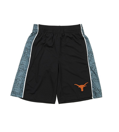NCAA Texas Longhorns Youth Athletic Shorts, Black