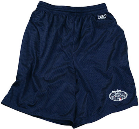 Reebok MLB Men's New York Yankees All Star Mesh Coach Athletic Shorts, Navy