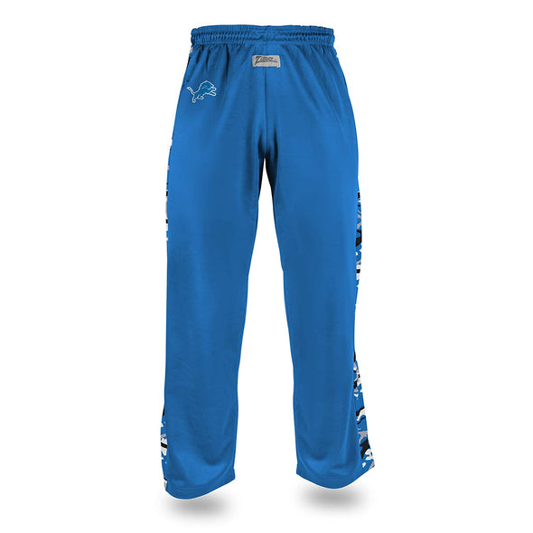 Zubaz Men's NFL Detroit Lions Camo Print Stadium Pants