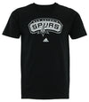 Adidas NBA Men's San Antonio Spurs Primary Logo T-shirt, Black
