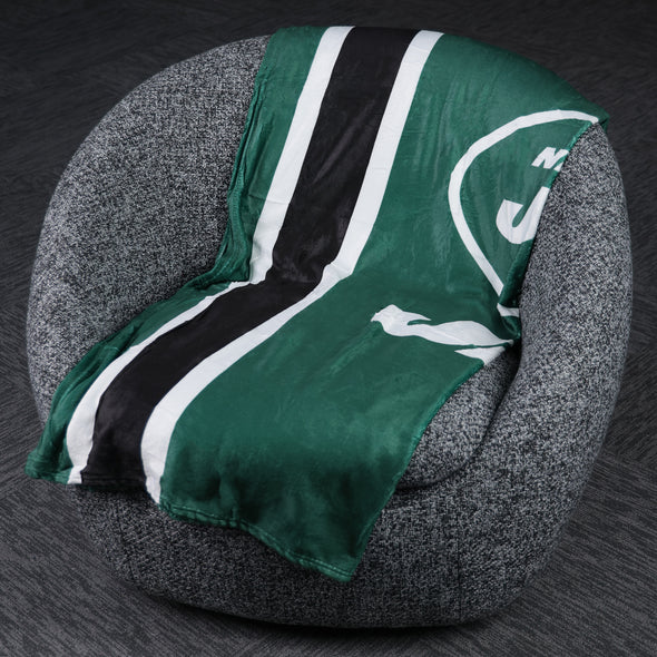 FOCO NFL New York Jets Plush Soft Micro Raschel Throw Blanket, 50 x 60