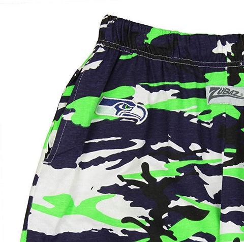 Zubaz NFL Football Men's Seattle Seahawks Camo Pants