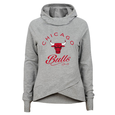 Outerstuff NBA Chicago Bulls Girls Replen The Bridge Funnel Neck Hoodie