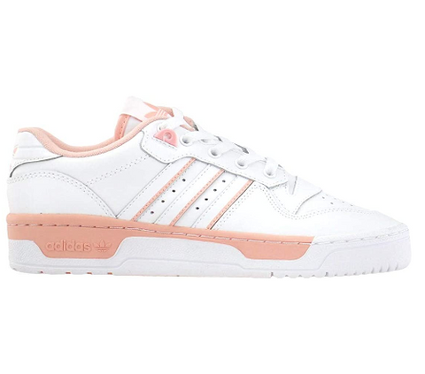 Adidas Junior Big Boy Rivalry Casual Sneakers, White/Glow Pink
