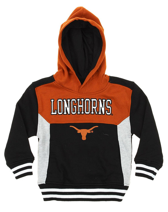 NCAA Kids Texas Longhorns Block Hoodie, Black