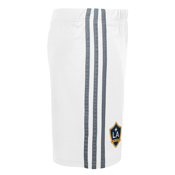 Adidas Infants MLS LA Galaxy Fan Shorts, White / Grey