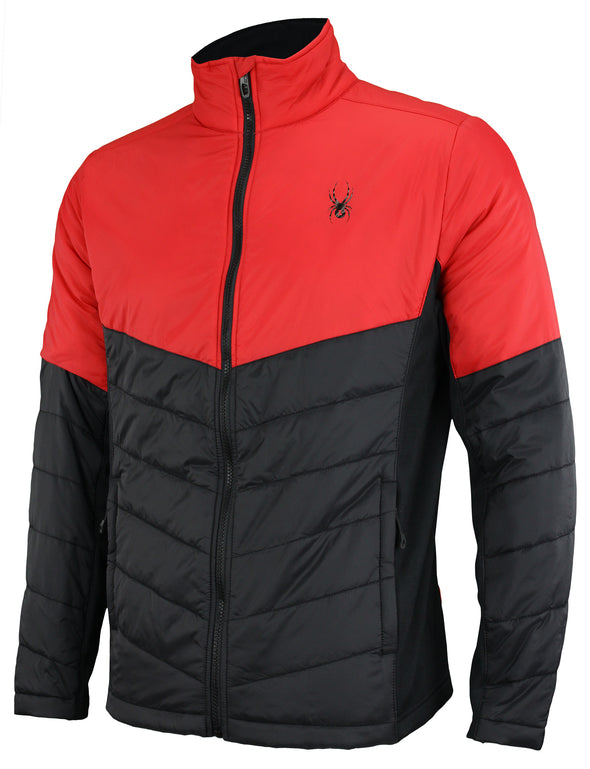 Spyder Men's Stealth Full Zip Hybrid Jacket, Color Options
