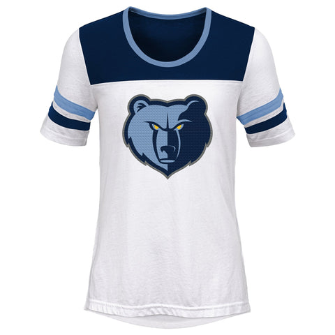 Outerstuff NBA Memphis Grizzlies Girls Youth Point Guard Shot Sleeve Tee