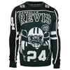 KLEW NFL Men's New York Jets Darrelle Revis #24 Ugly Sweater