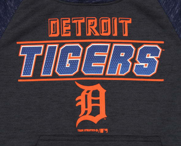 Outerstuff Detroit Tigers MLB Boy's Youth Performance Knit Hoodie, Black