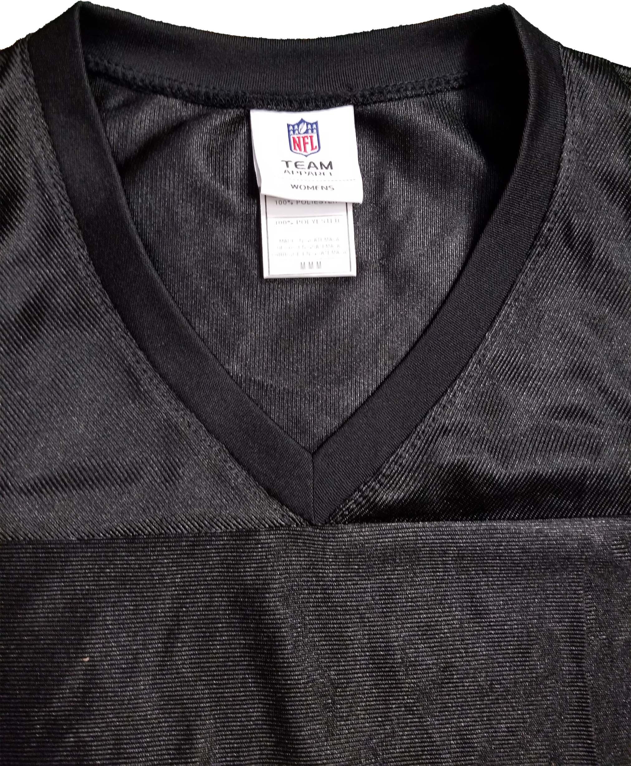 Reebok NFL Football Women's Blank Replica Jersey - Black S