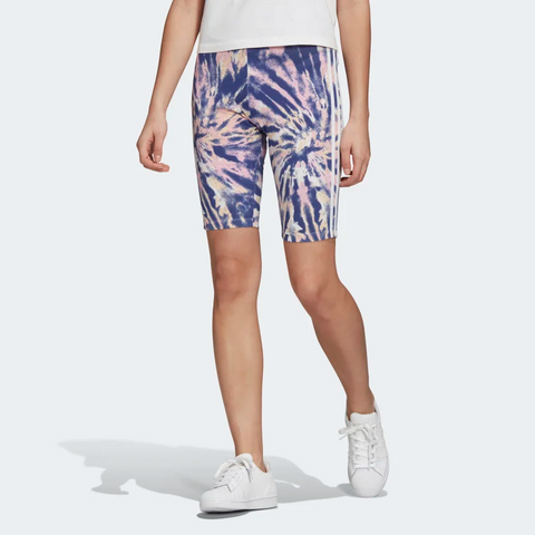 Adidas Women's Cycling Shorts, Multicolor / White / Midnight Indigo / True Pink