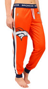 KLEW NFL Women's Denver Broncos Cuffed Jogger Pants, Orange