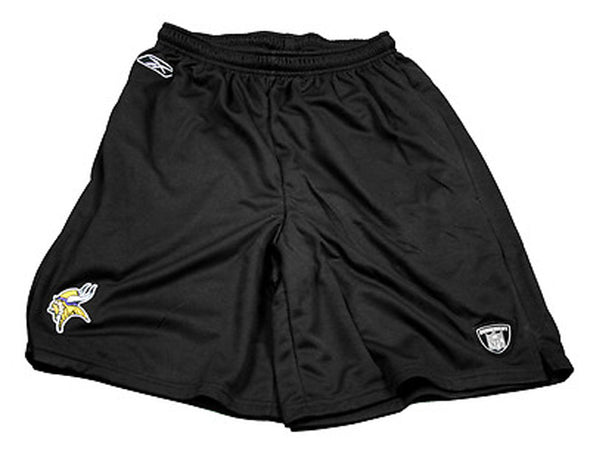 Reebok Equipment NFL Men's Minnesota Vikings Mesh Shorts, Black