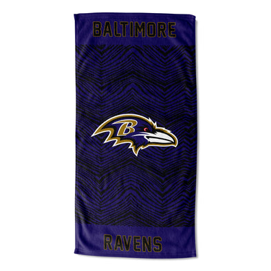 Northwest NFL Baltimore Ravens State Line Beach Towel, 30x60