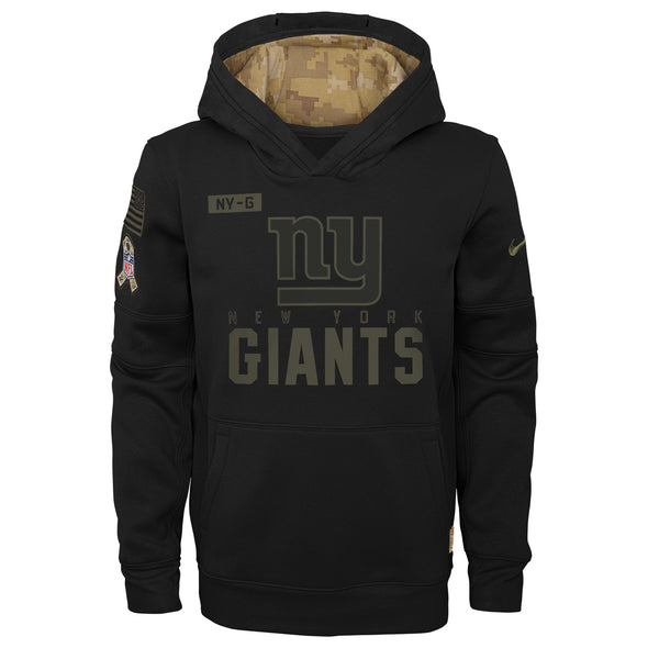 Nike NFL Youth (8-20) New York Giants Salute to Service Therma Hoodie