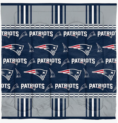 Northwest NFL New England Patriots Rotary Bed in a Bag Set