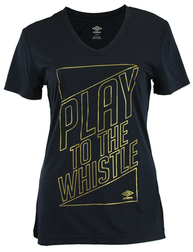 Umbro Women's Play To The Whistle Short Sleeve Top, Color Options