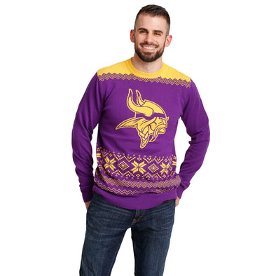 FOCO NFL Men's Minnesota Vikings 2021 Ugly Sweater