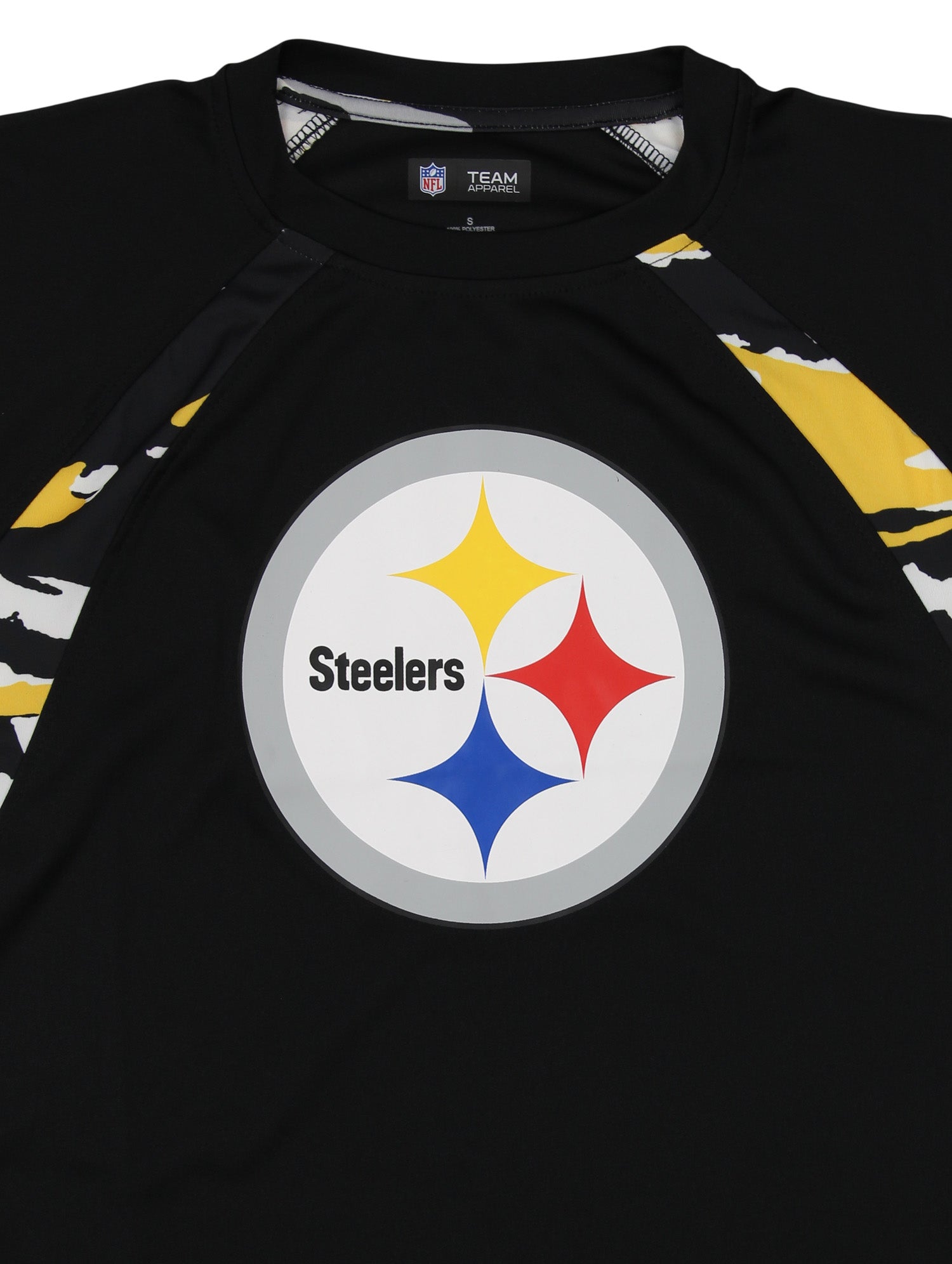 Zubaz NFL Men's Pittsburgh Steelers Camo Solid T-Shirt – Fanletic