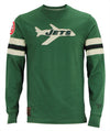 Reebok NFL New York Jets Classic Logo Long Sleeve Shirt, Green