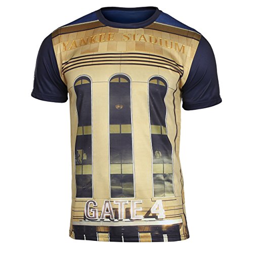 Men's Klew Navy New York Yankees Thematic Sublimated T-Shirt
