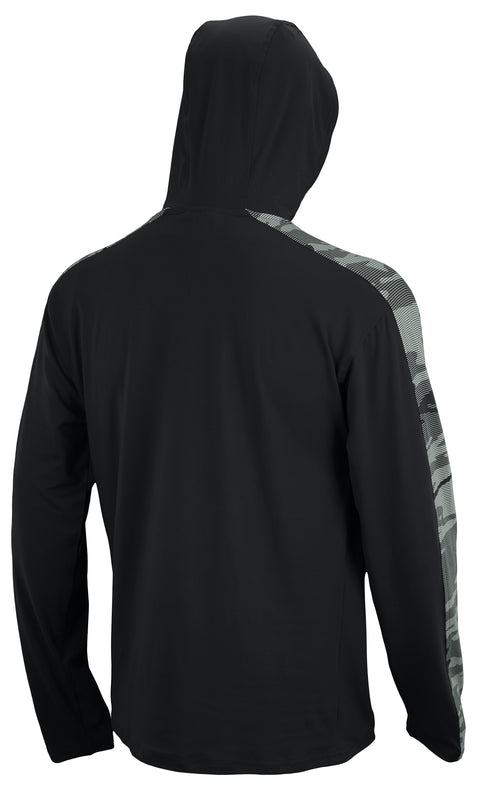 Zubaz NFL Men's Las Vegas Raiders Elevated Lightweight Hoodie W/ Camo Accents