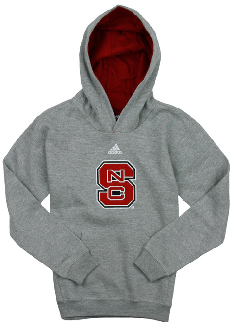 Adidas NCAA Youth North Carolina State Wolfpack Pullover Hoodie Sweatshirt