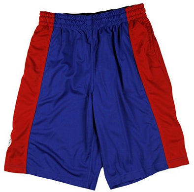 Zipway NBA Tall Men's Los Angeles Clippers Mesh Primary Shorts, Blue / Red