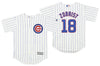 Outerstuff Chicago Cubs Ben Zobrist #18 MLB Youth Cool Base Home Jersey, White