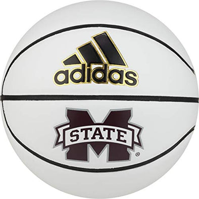 Adidas NCAA Mississippi State Bulldogs Mini Autograph Basketball, Size 3