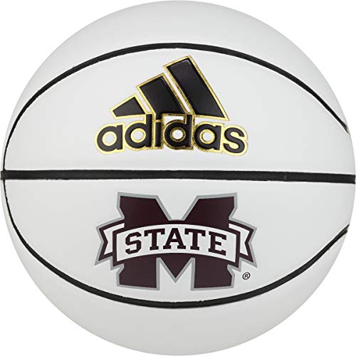 Adidas NCAA Mississippi State Bulldogs Mini Autograph Basketball, Size 3