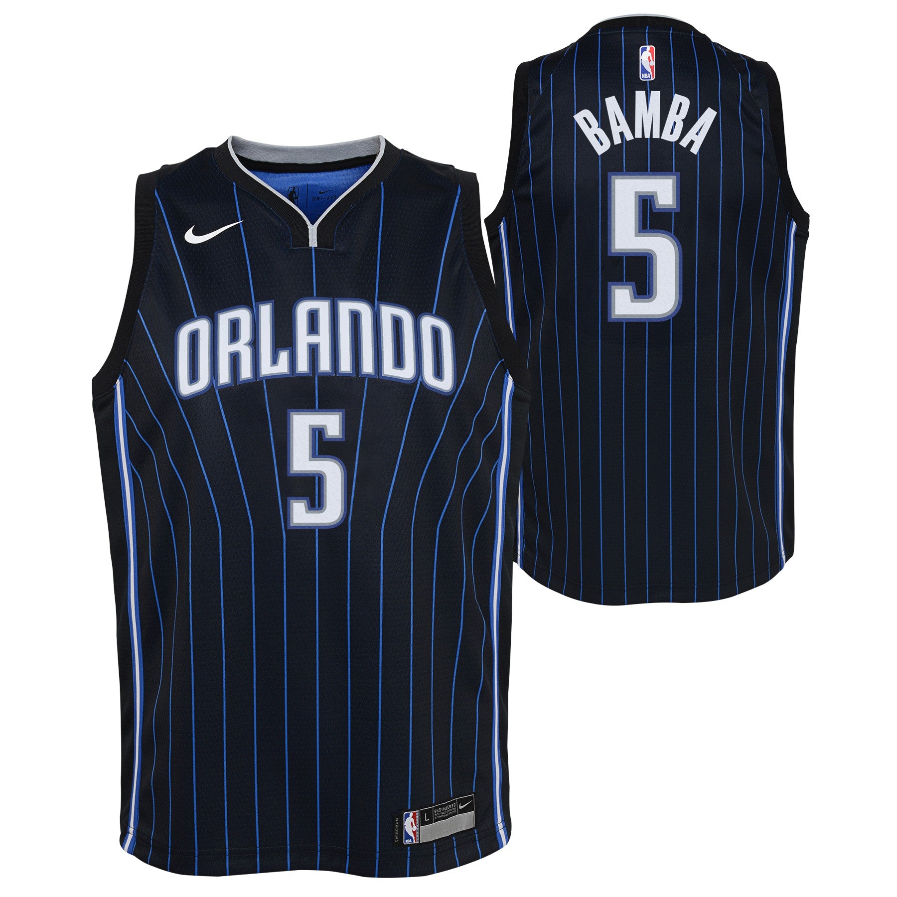 Vintage ADIDAS NBA Orlando Magic Basketball Jersey Blue Large