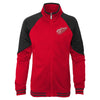 Outerstuff Detroit Red Wings NHL Girls' Youth (7-16) Full Zip Face Off Jacket, Red