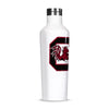 Corkcicle South Carolina Gamecocks NCAA 2 pack Canteen 16oz Big Logo, Gloss White