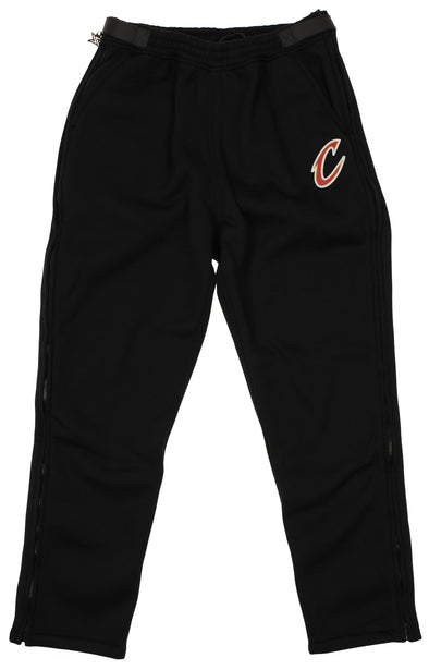 Zipway Cleveland Cavaliers Mens Performance Fleece Tear-Away Pants, Black