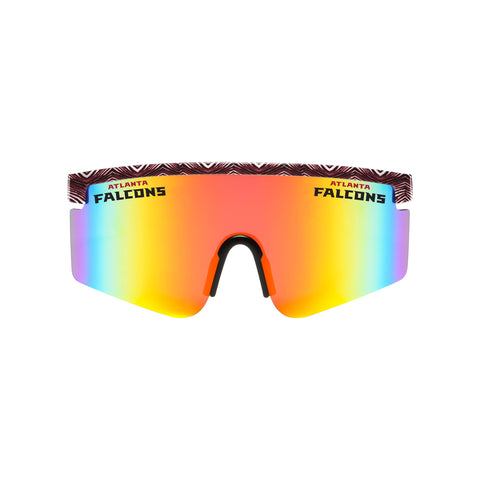 FOCO X Zubaz NFL Collab 90s Retro Swag Sunglasses, Atlanta Falcons