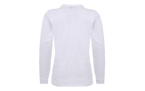 Umbro England RFU Women's Classic Long Sleeve Rugby Jersey, White