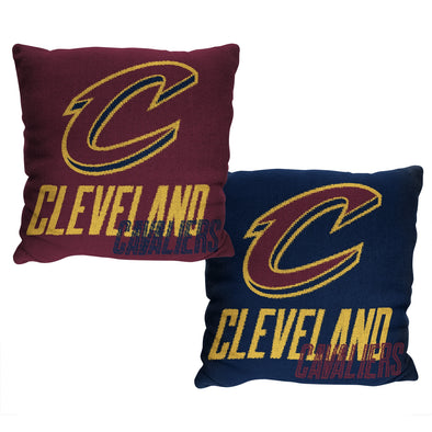 Northwest NBA Cleveland Cavaliers Reverb 20 x 20 Double Sided Jacquard Accent Throw Pillow
