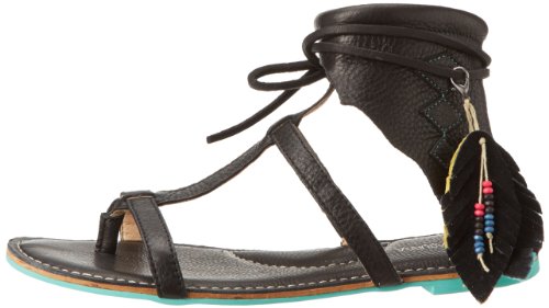 Koolaburra Women's Roquel Indian Gladiator Sandals - Black