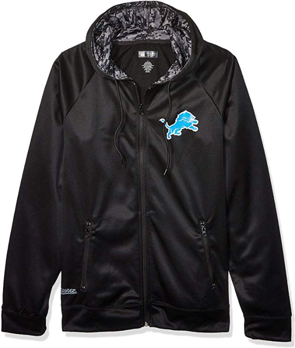 Zubaz NFL Men's Detroit Lions Lightweight Elevated Hoodie with Camo Ac –  Fanletic