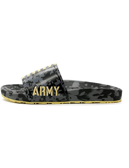 Hype Co College NCAA Unisex Army Black Knights Sandal Slides