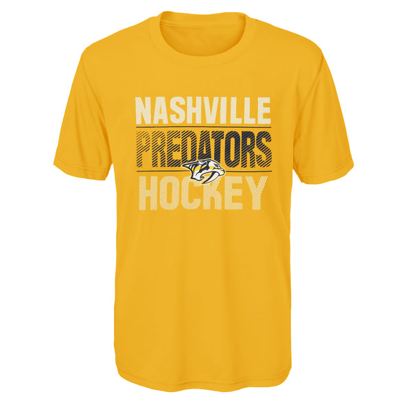 Outerstuff Nashville Predators NHL Youth Boys (8-20) Performance Long & Short Sleeve T-Shirt Combo