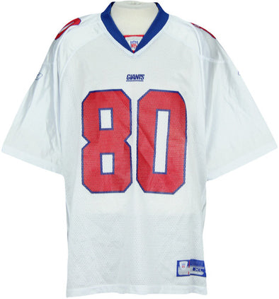 New York Giants Replica Football Jersey by Reebok- #80 Shockey- Size XL