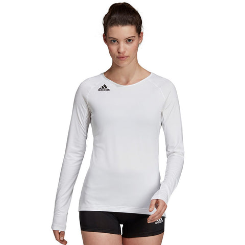 adidas Women's Hi Lo Jersey, Grey Two/Black