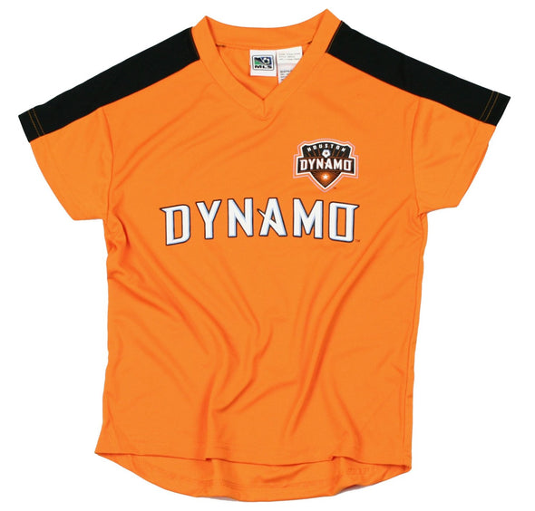 Houston Dynamo MLS Soccer Football Boys Youth Team Jersey Shirt Top, Orange