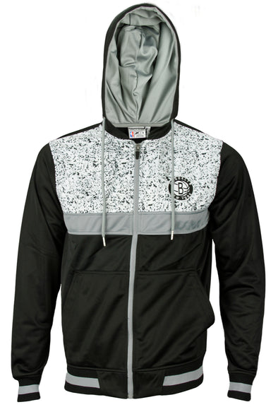 Zipway NBA Basketball Youth Brooklyn Nets Bugsy Full Zip Hoodie, Black